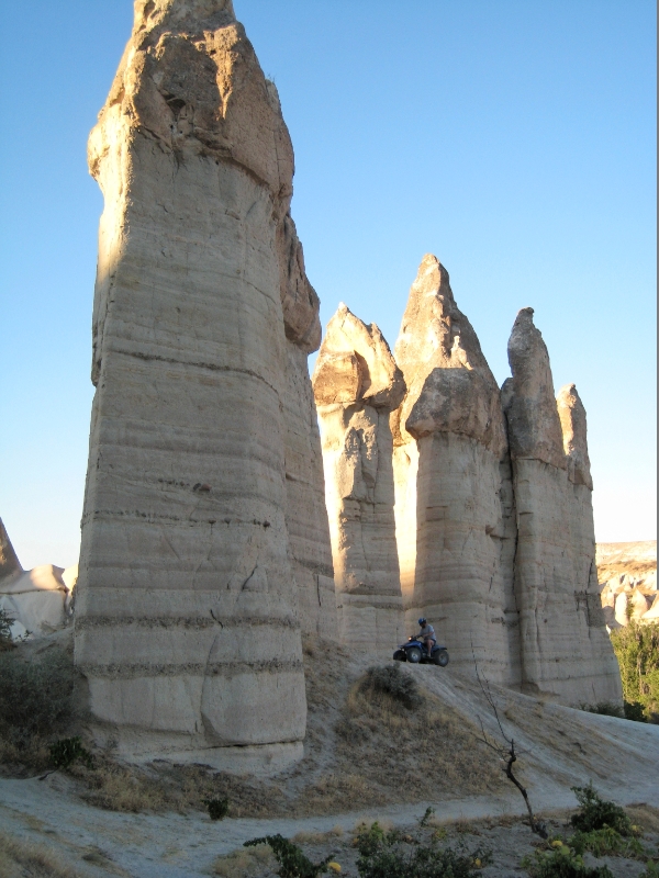Fairy chimney rock formations, Goreme, Cappadocia Turkey 19.jpg - Goreme, Cappadocia, Turkey